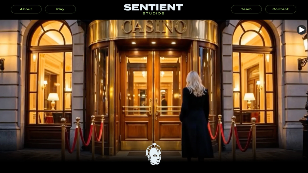 Sentient Studios官网展示AI赌场入口,BetHog推出B2B人工智能荷官业务