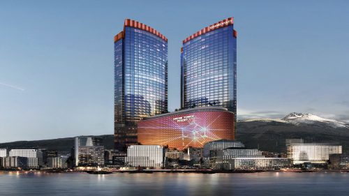 济州梦幻塔综合度假村建筑外观，展现韩国济州赌场项目与高端酒店设施