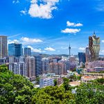 澳门半岛城市景观与酒店建筑
